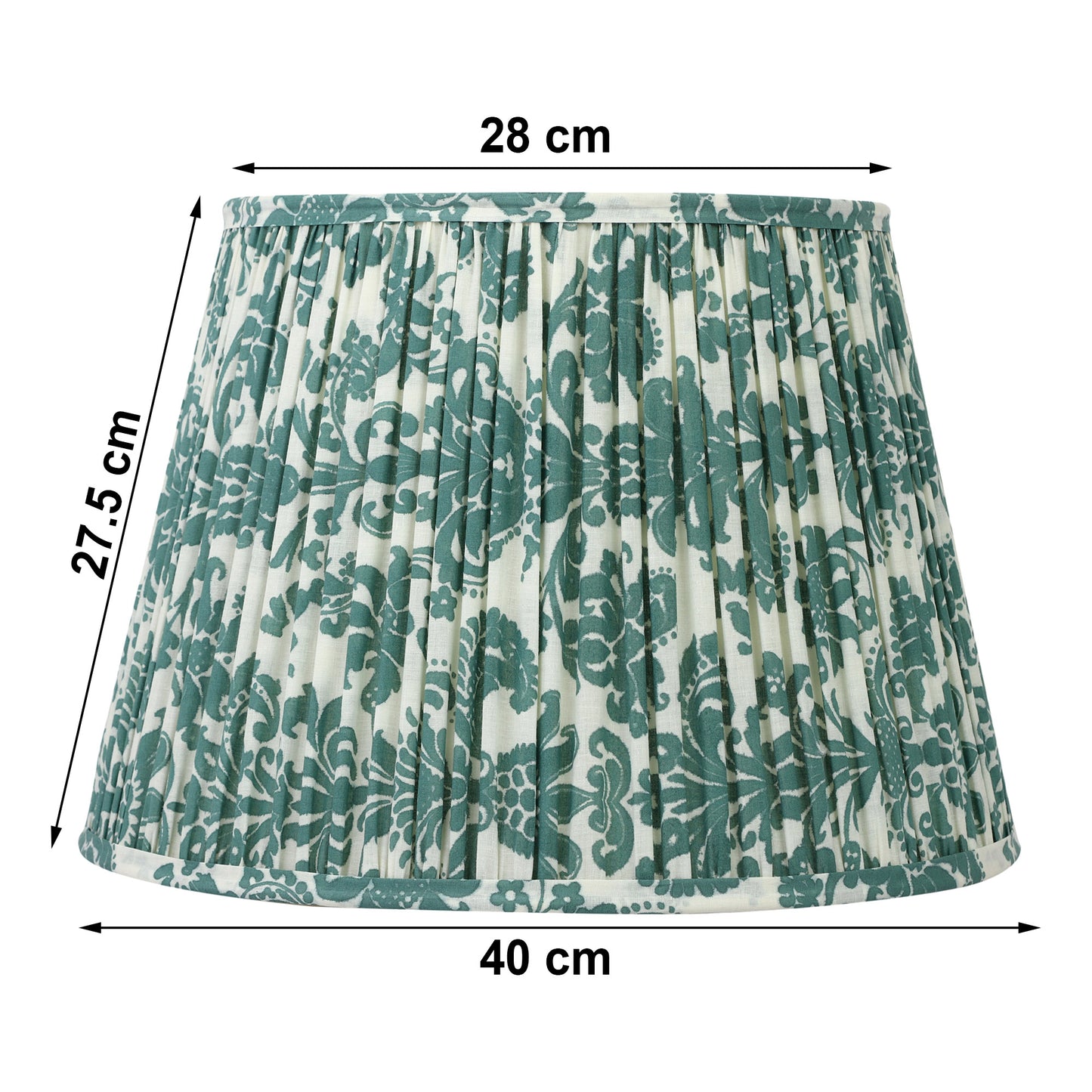 40cm straight empire premium softback lamp shade in cotton by Lampenschirm India