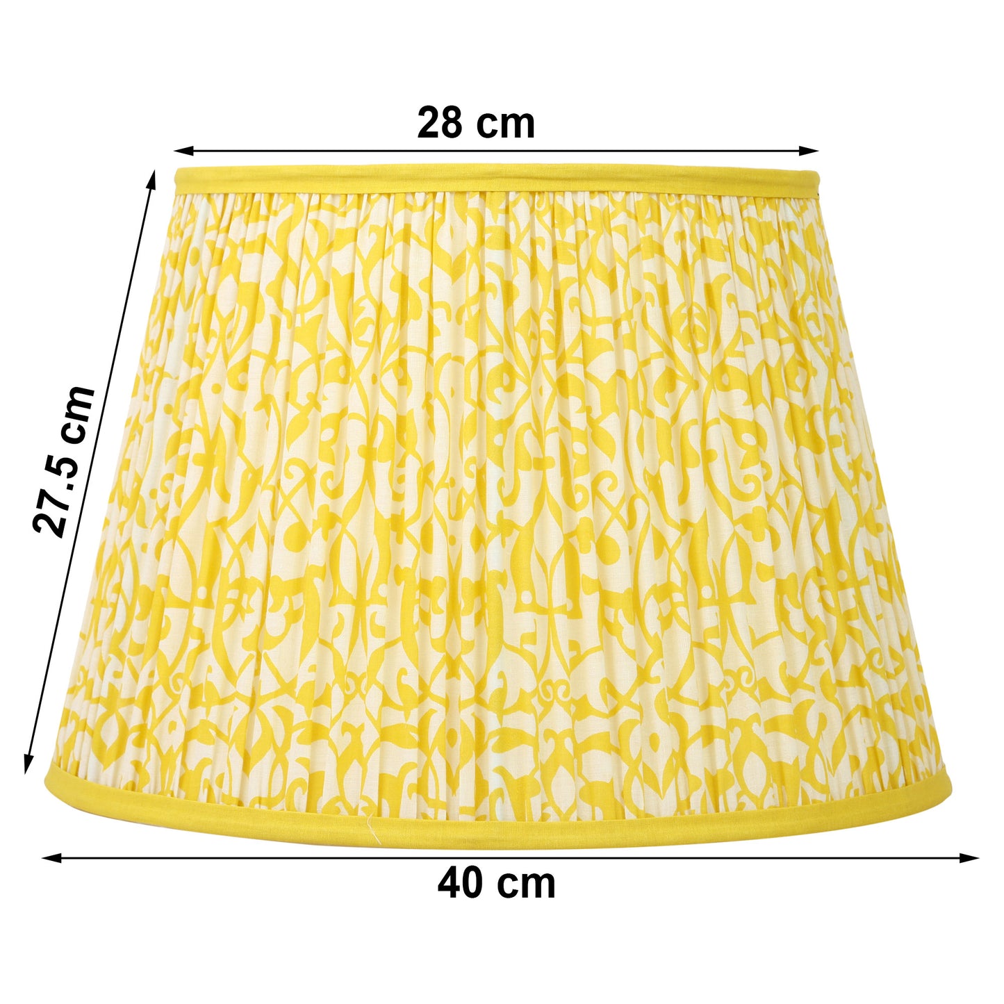 40cm straight empire premium softback lamp shade in cotton by Lampenschirm India