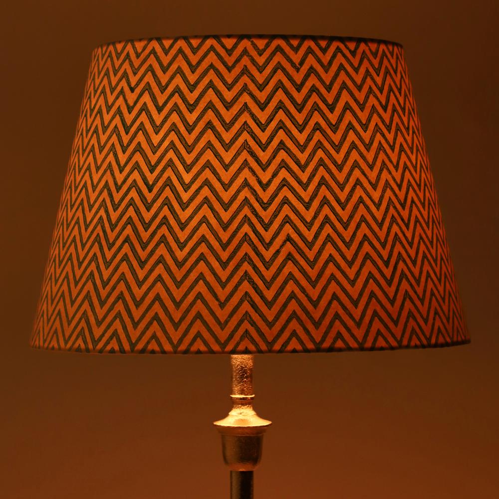 30cm straight empire premium hardback lamp shade in printed paper by Lampenschirm India