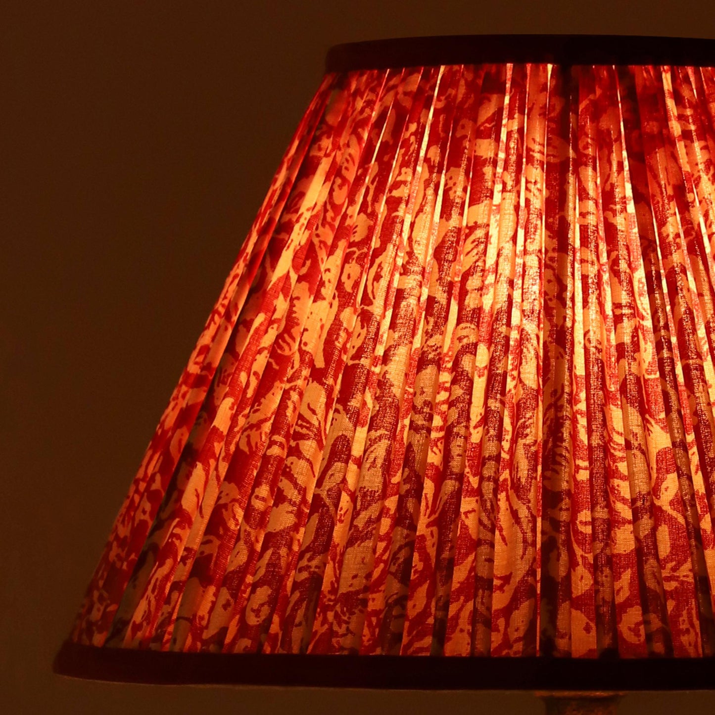 30cm empire premium softback lampshade in imperial affair by Lampenschirm India, house of lampshades