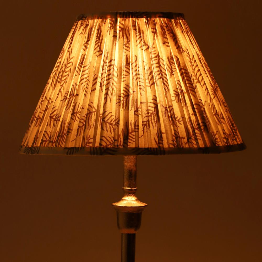 30cm empire premium softback lampshade in pine craft by Lampenschirm India, house of lampshades