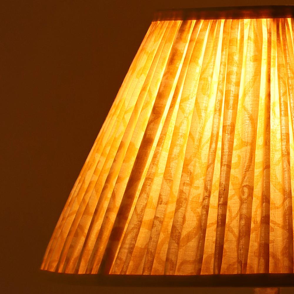 30cm empire premium softback lampshade in sunshine blossom by Lampenschirm India, house of lampshades