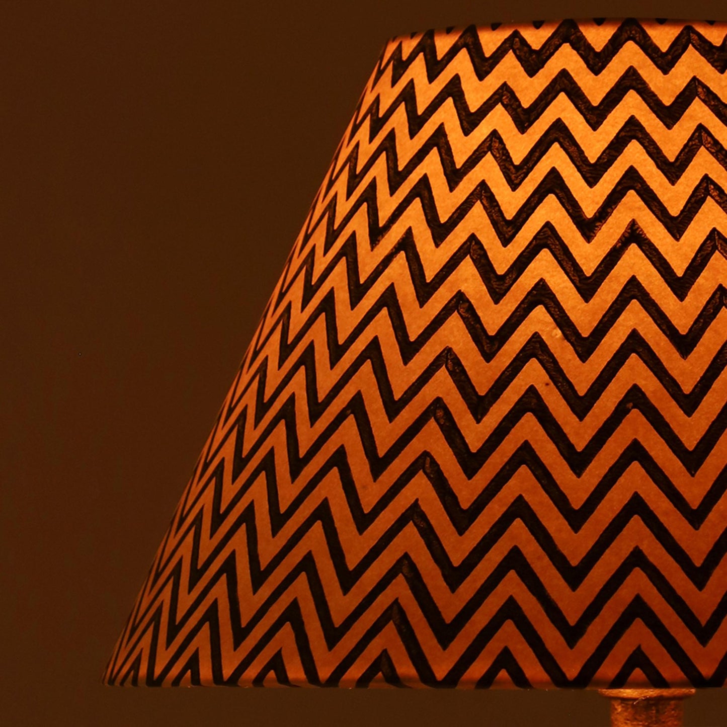 30cm empire premium hardback lamp shade in printed paper by Lampenschirm India