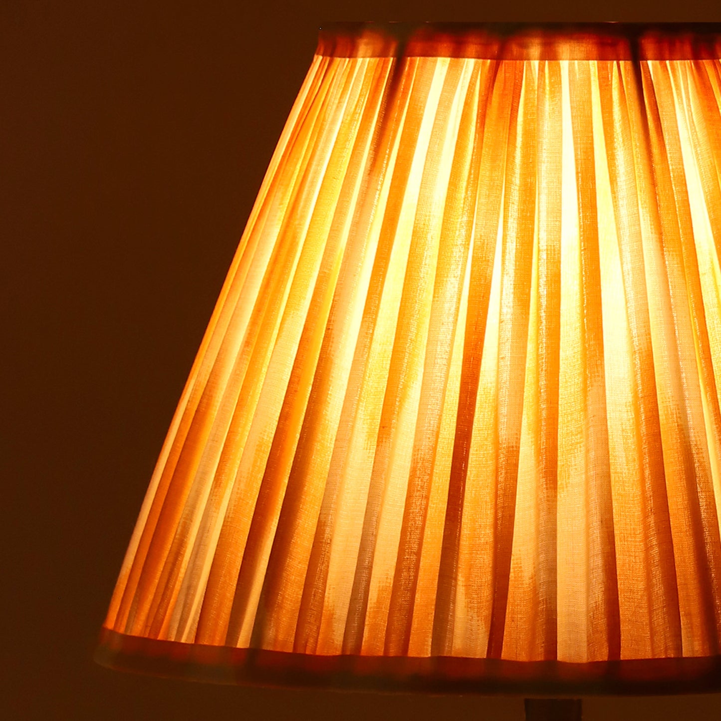 30cm empire premium softback lampshade in yellow wiggle by Lampenschirm India, house of lampshades