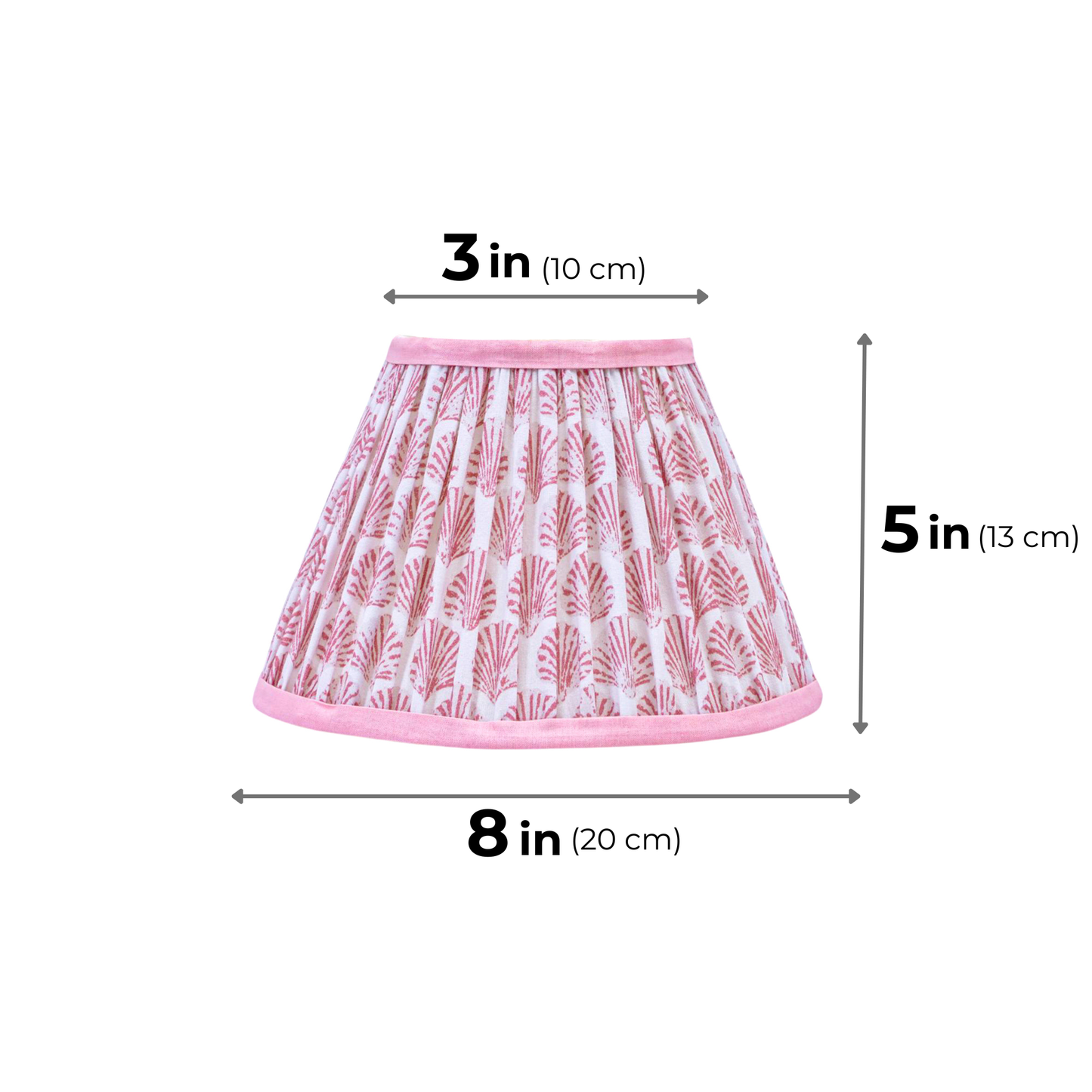 20cm empire premium softback lampshade in cotton by Lampenschirm India, house of lampshades