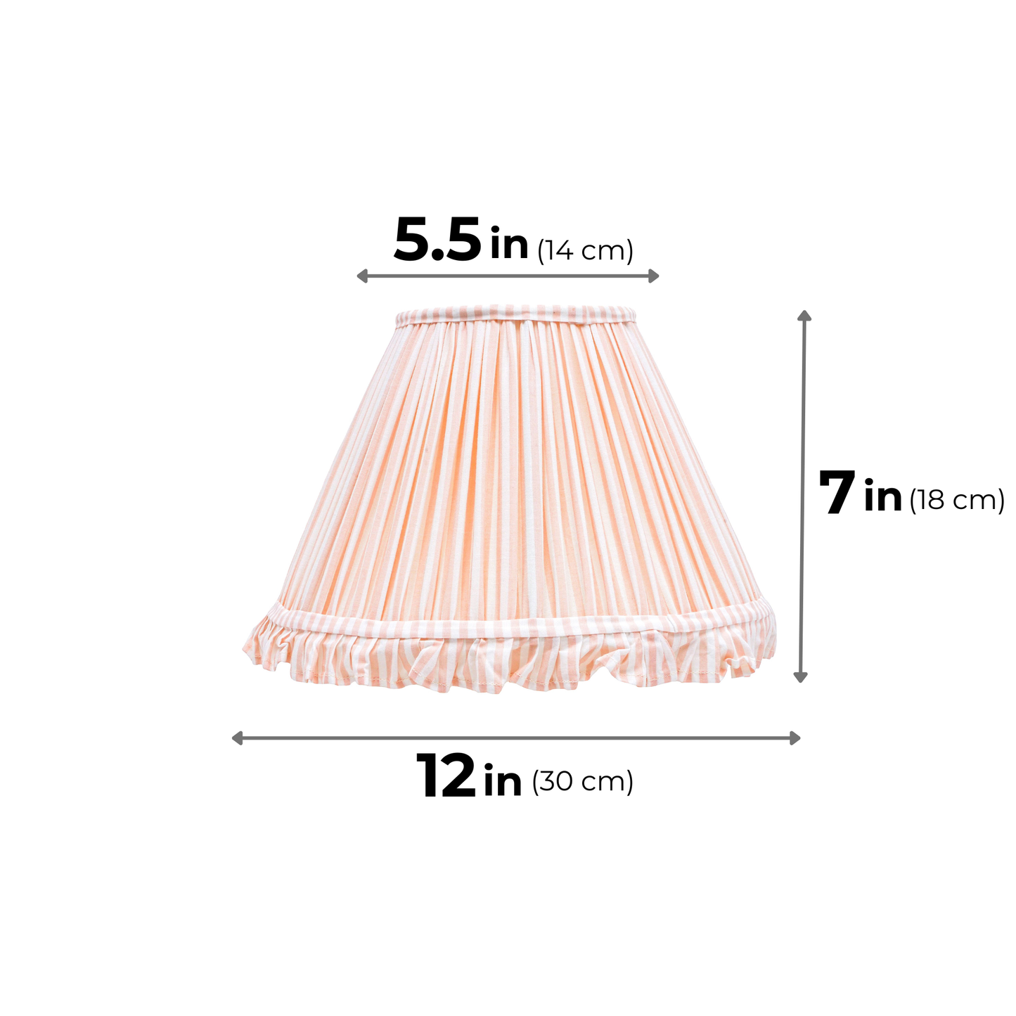 30cm empire premium softback lamp shade in cotton by Lampenschirm India, house of lampshades