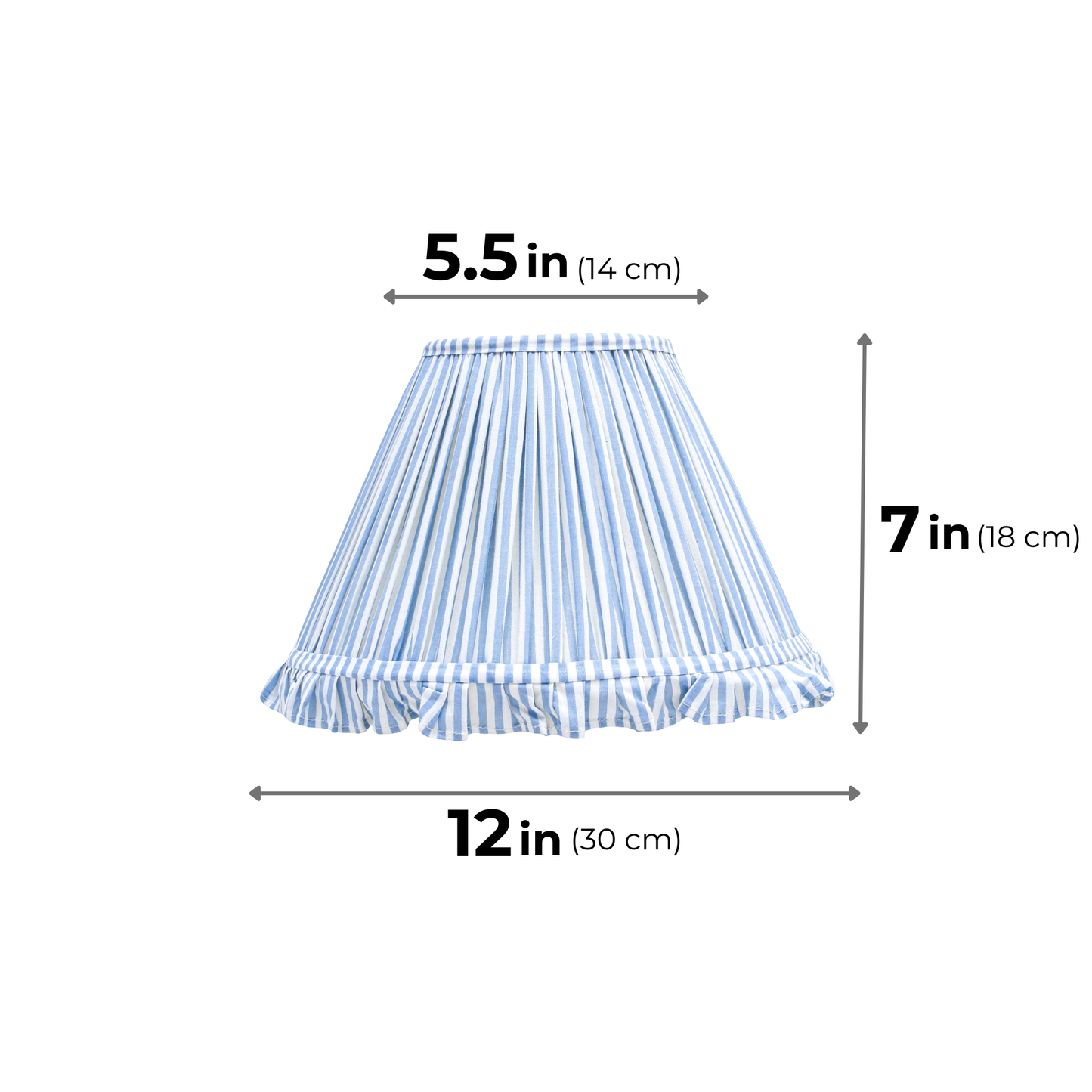 30cm empire premium softback lamp shade in cotton by Lampenschirm India, house of lampshades
