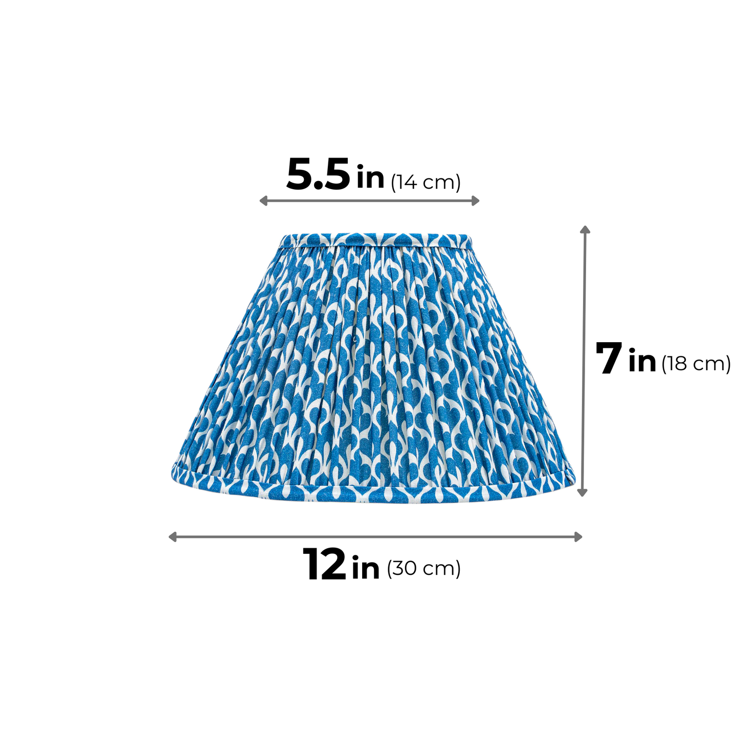 30cm empire premium softback lamp shade in cotton by Lampenschirm India, house of lampshades