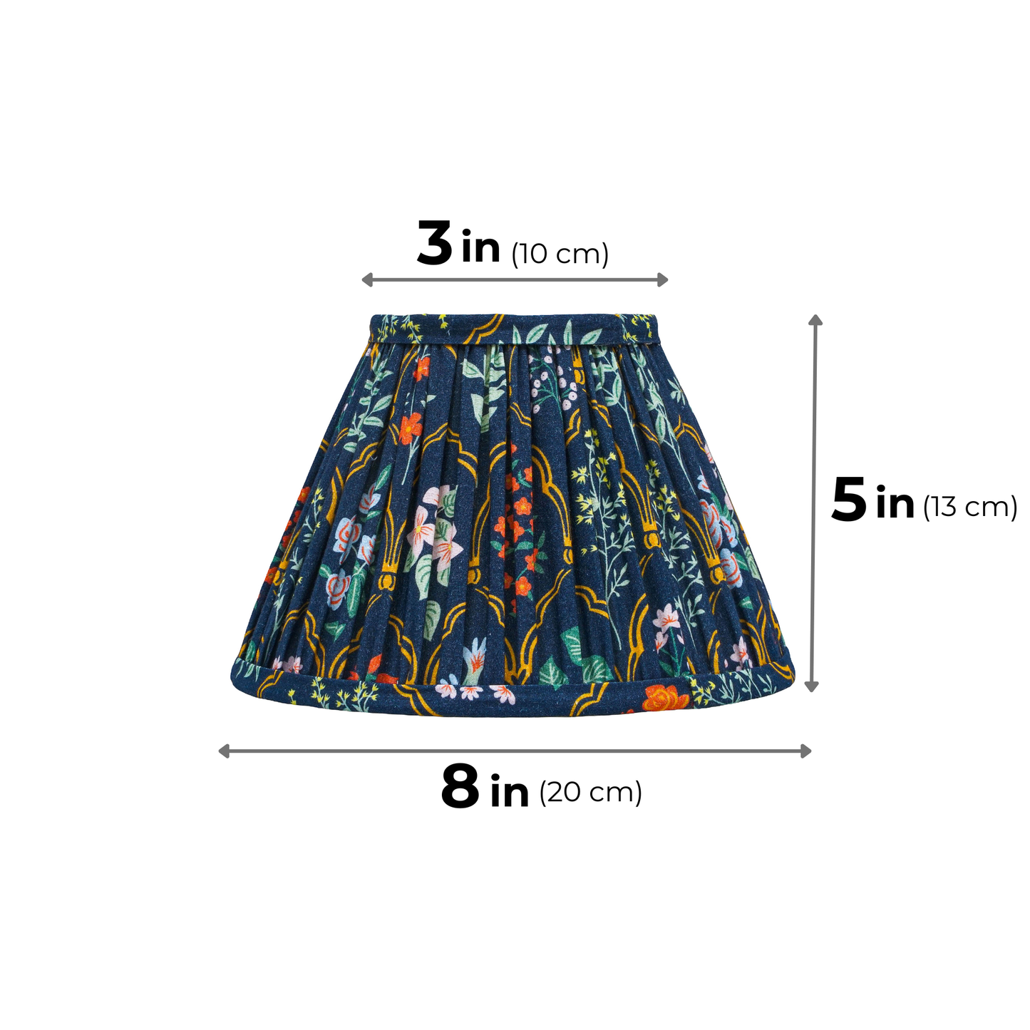 20cm empire premium softback lampshade in cotton by Lampenschirm India, house of lampshades