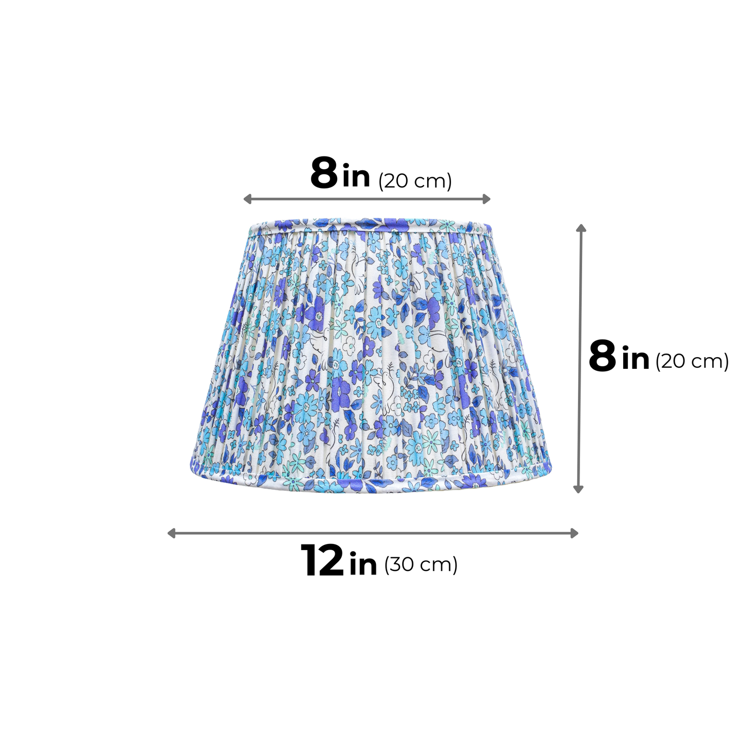 30cm straight empire premium softback lamp shade in cotton by Lampenschirm India, house of lampshades