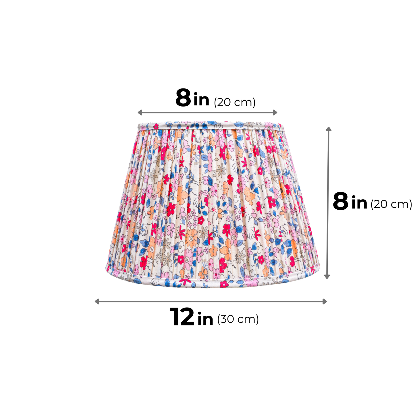 30cm straight empire premium softback lamp shade in cotton by Lampenschirm India, house of lampshades