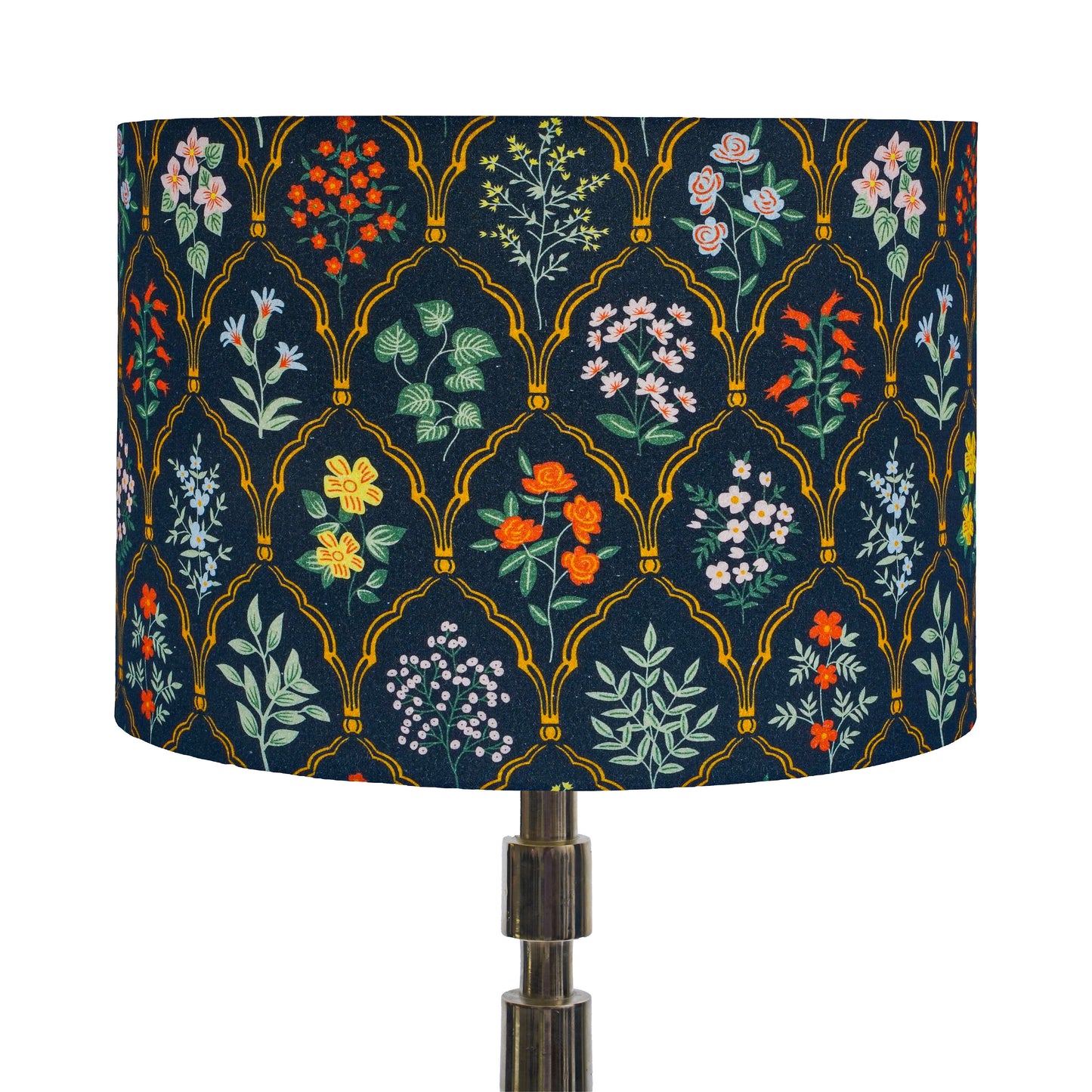 35cm drum hardback premium lampshade in cotton by Lampenschirm India, house of lampshades.
