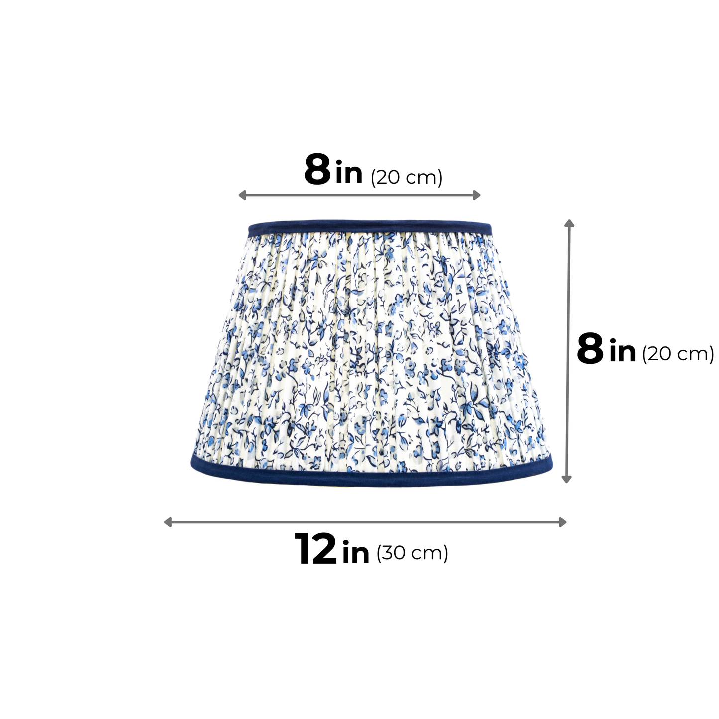 30cm straight empire premium softback lamp shade in cotton by Lampenschirm India, house of lampshades