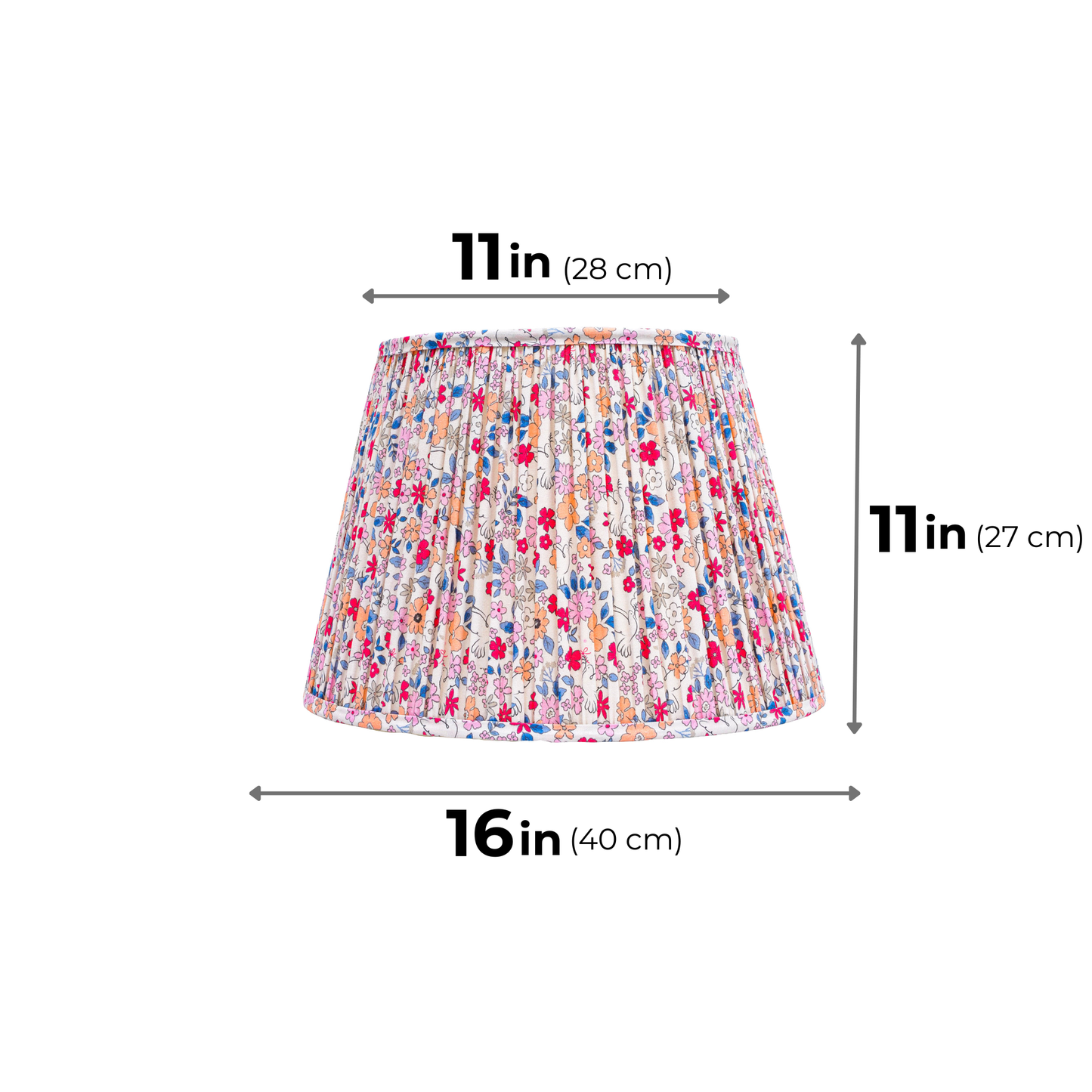 40cm straight empire premium softback lamp shade in cotton by Lampenschirm India, house of lampshades