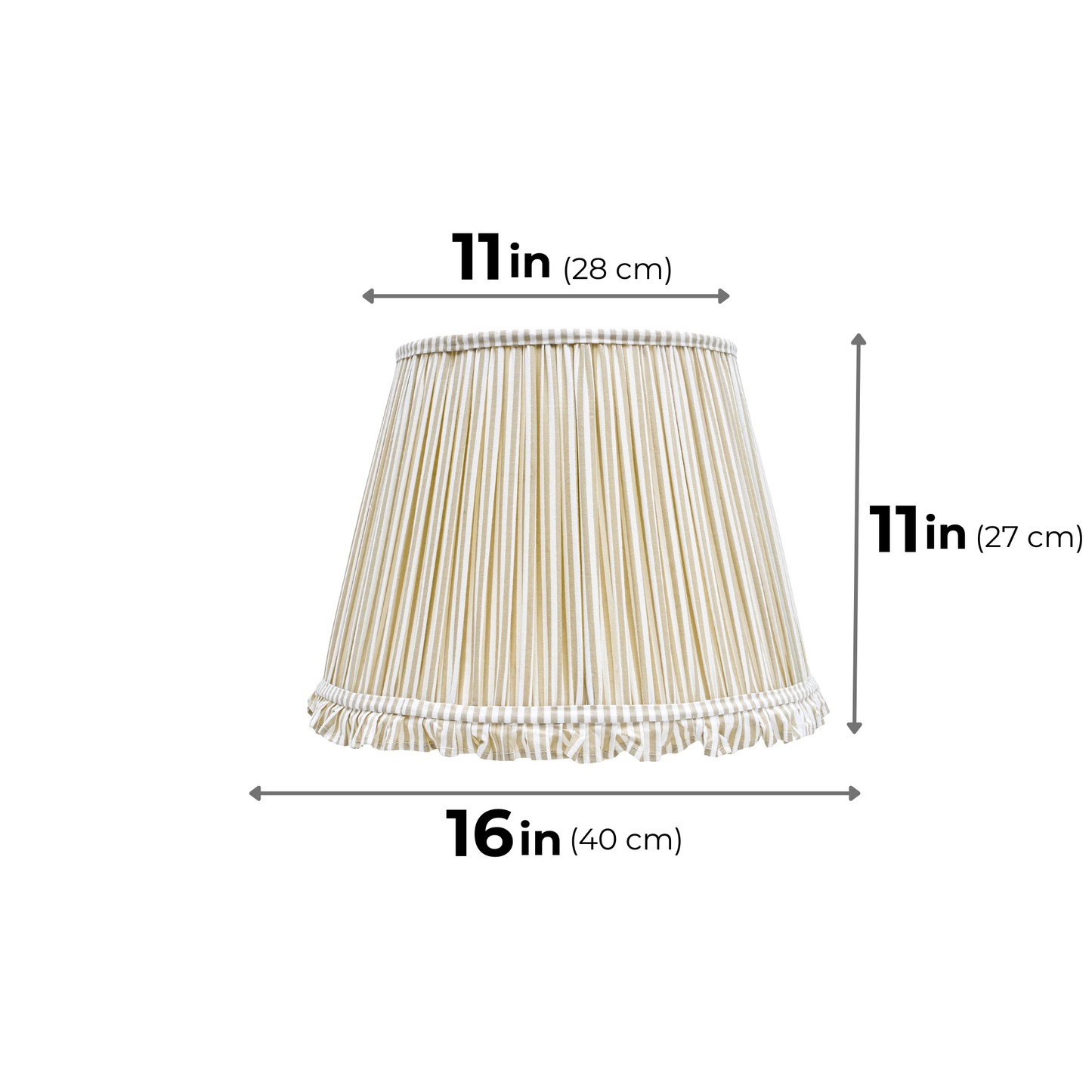 40cm straight empire premium softback lamp shade in cotton by Lampenschirm India, house of lampshades