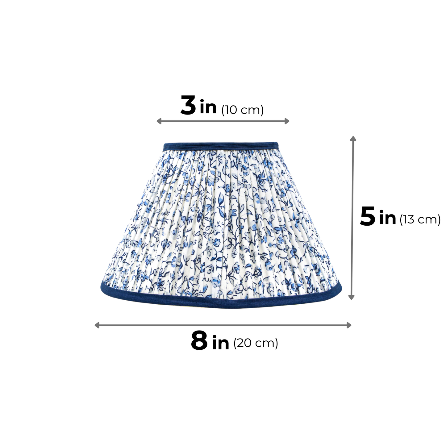 20cm empire premium softback lampshade in cotton by Lampenschirm India, house of lampshades