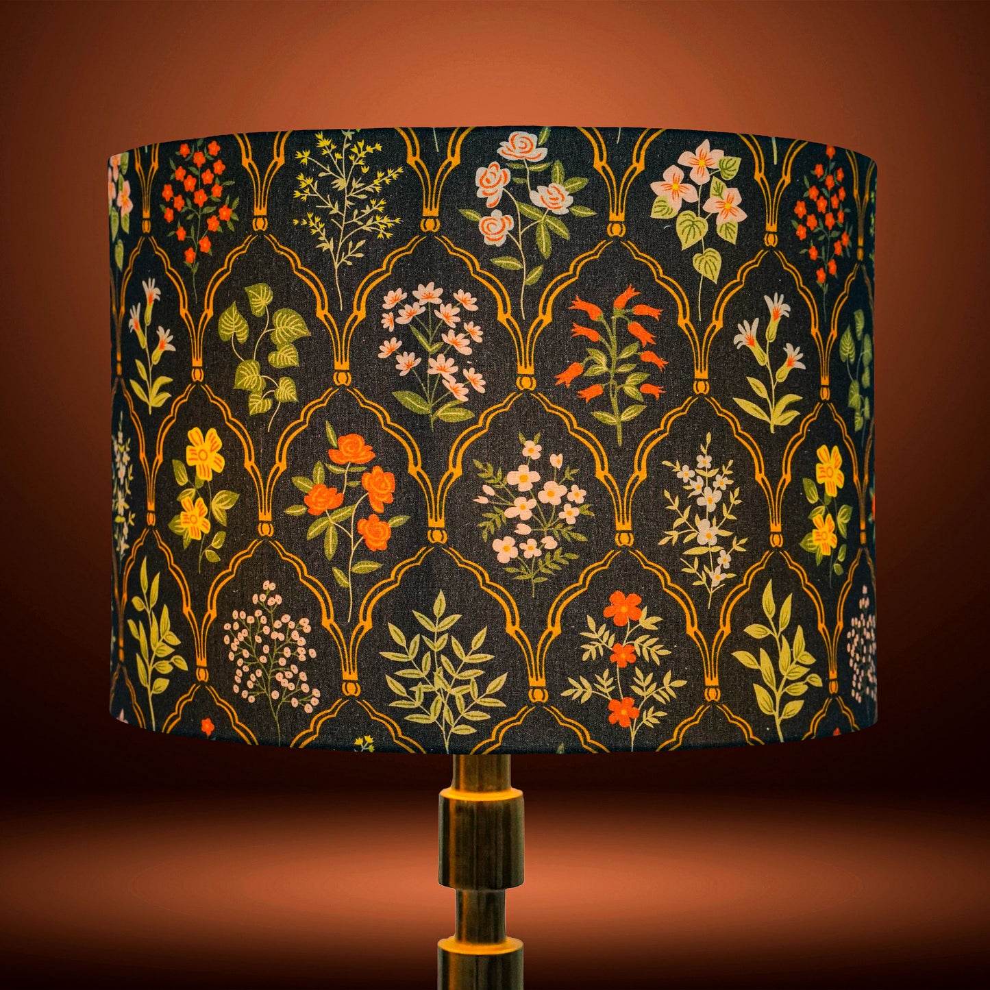35cm drum hardback premium lampshade in cotton by Lampenschirm India, house of lampshades.