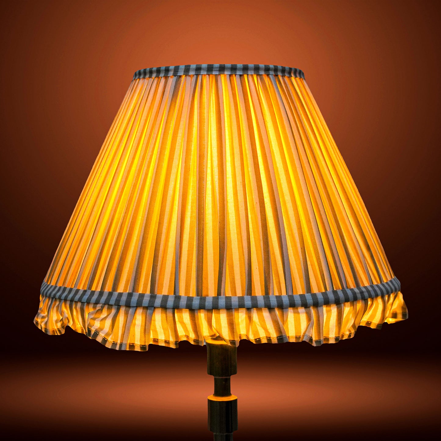 30cm empire premium softback lamp shade in cotton by Lampenschirm India, house of lampshades