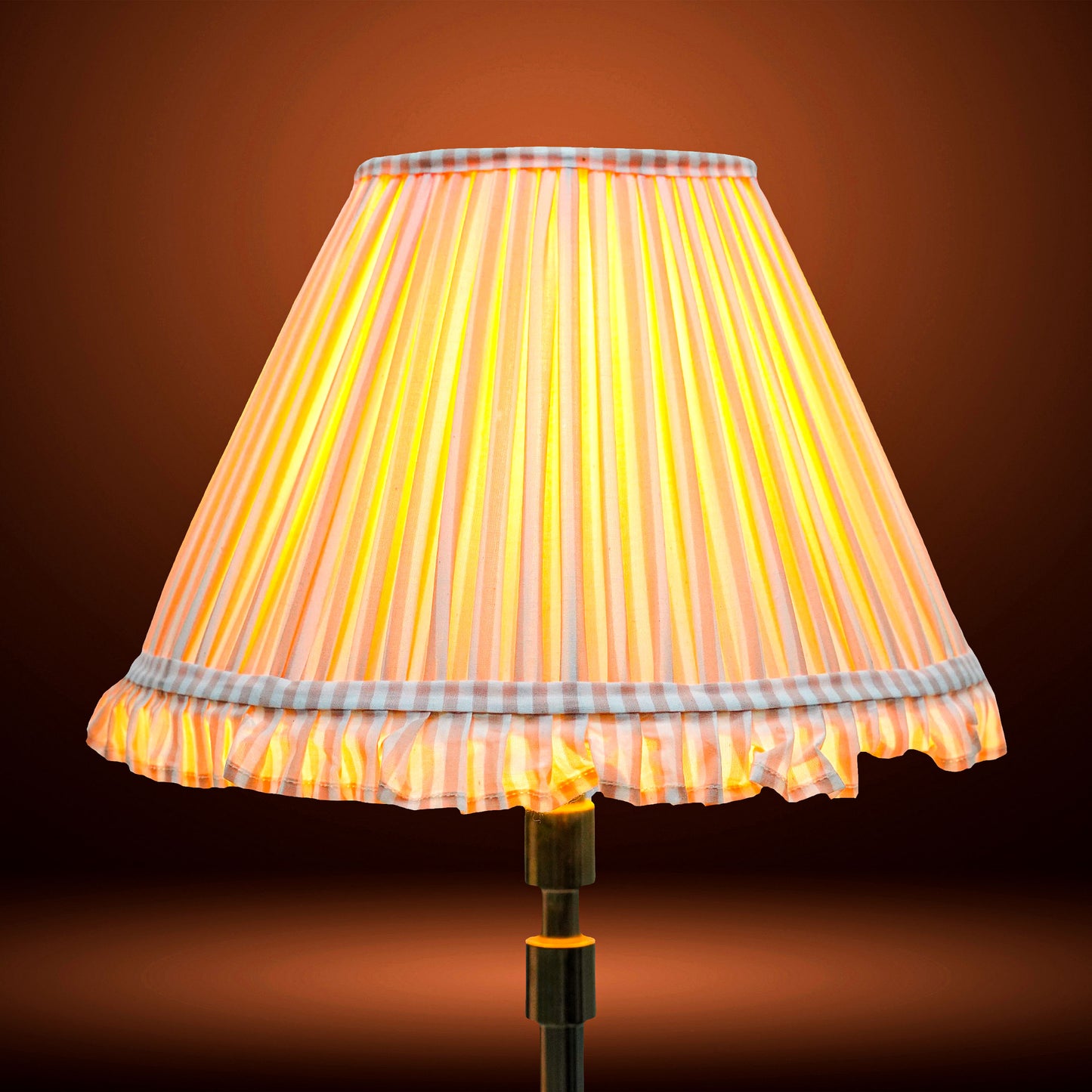 30cm empire premium softback lamp shade in cotton by Lampenschirm India, house of lampshades