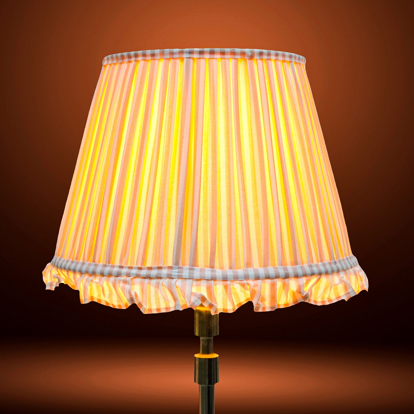 30cm straight empire premium softback lamp shade in cotton by Lampenschirm India, house of lampshades