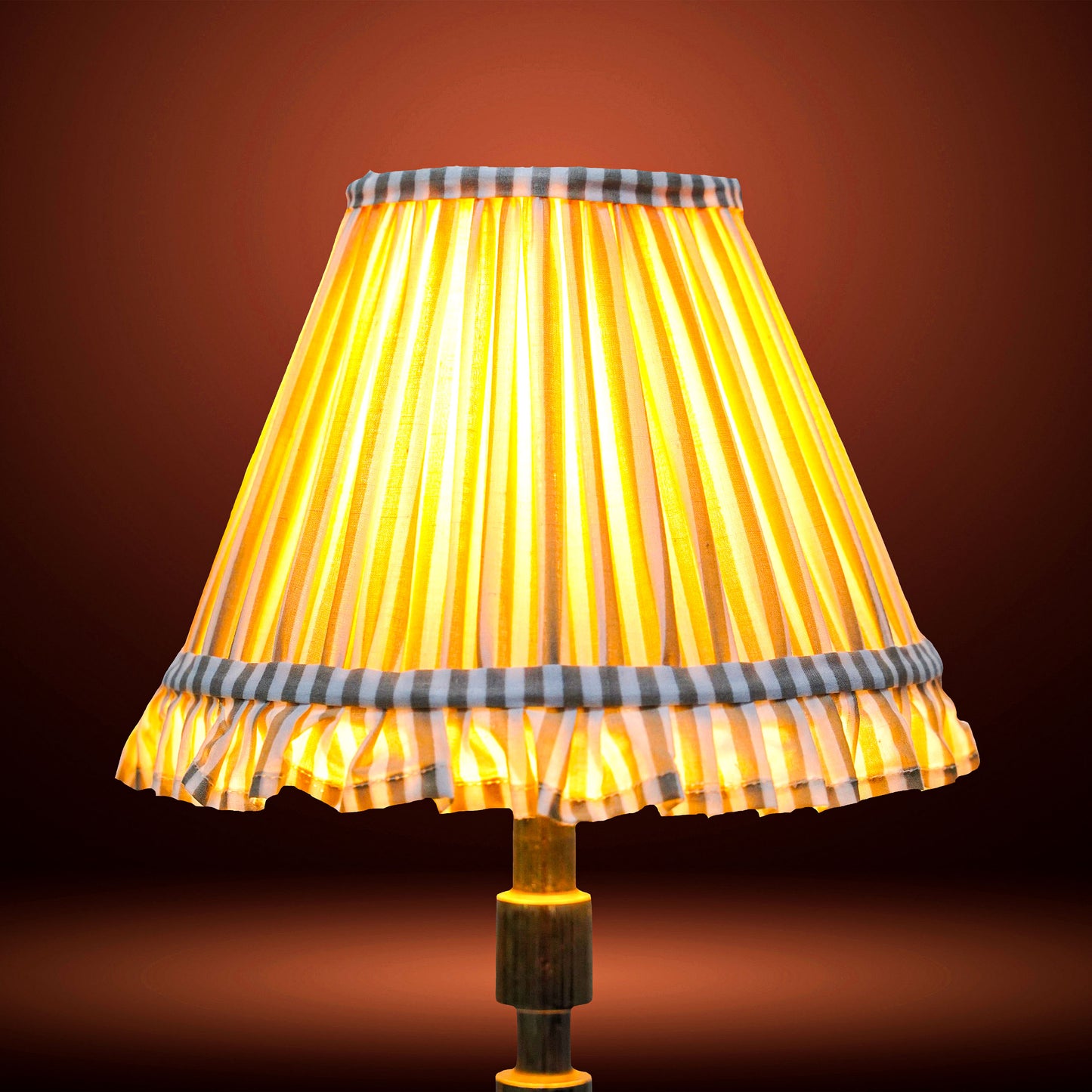 20cm empire premium softback lampshade in cotton by Lampenschirm India, house of lampshades