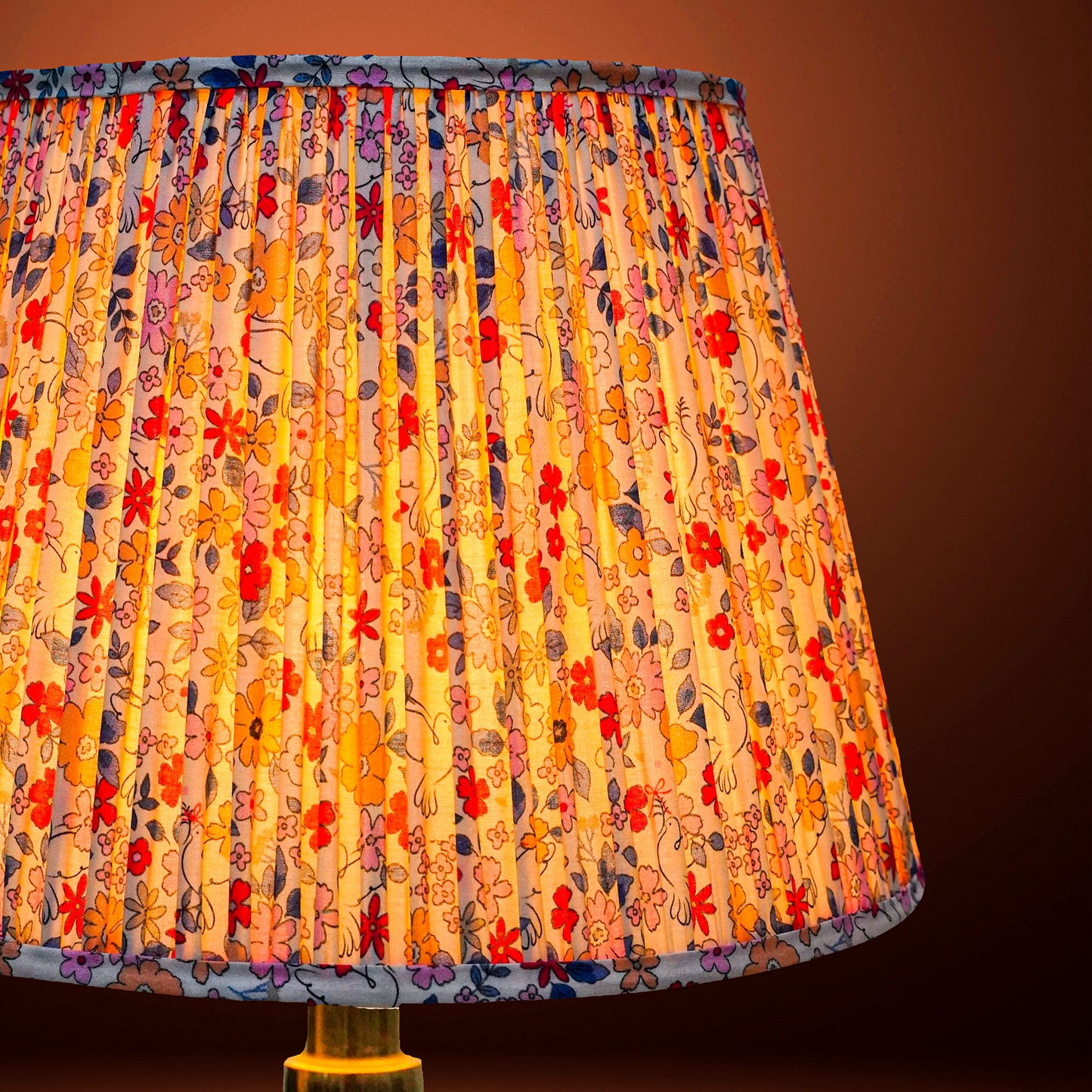 40cm straight empire premium softback lamp shade in cotton by Lampenschirm India, house of lampshades