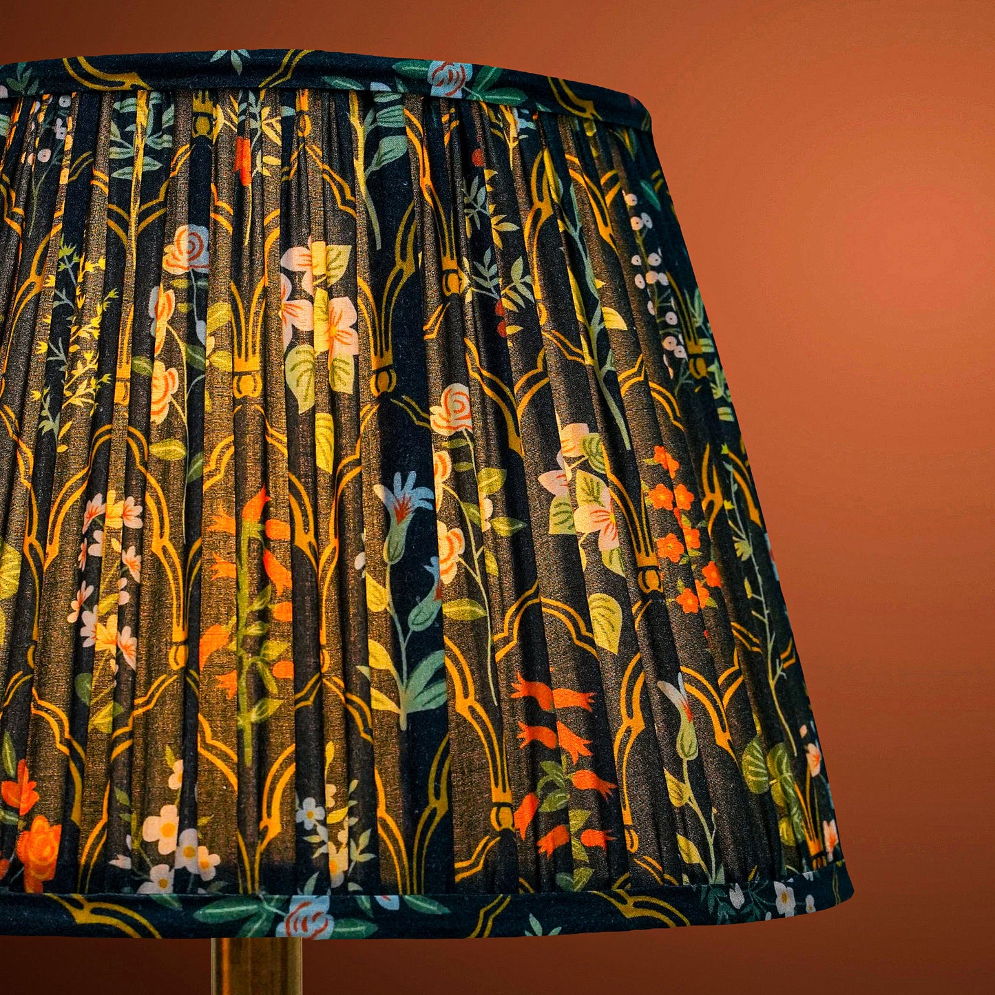 40cm straight empire premium softback lamp shade in cotton by Lampenschirm India, house of lampshades