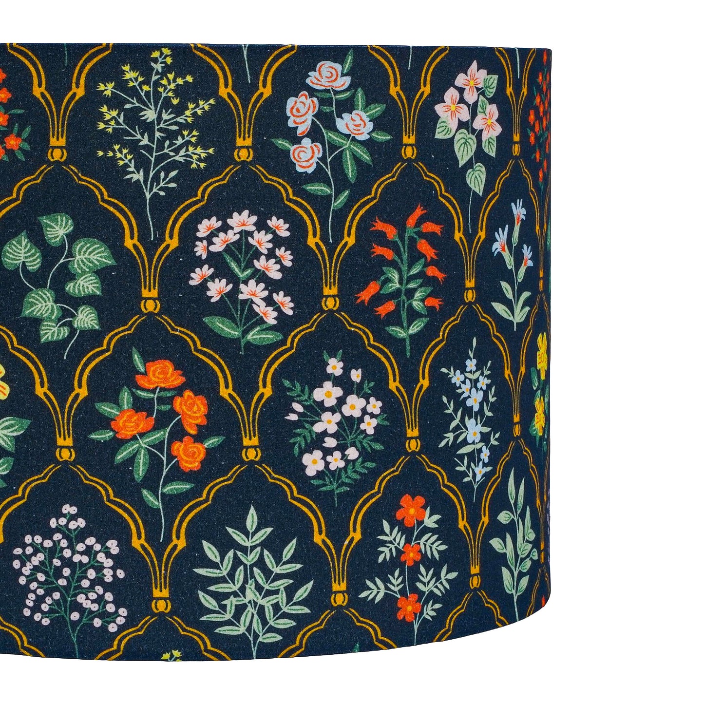 35cm drum hardback premium lampshade in cotton by Lampenschirm India, house of lampshades.