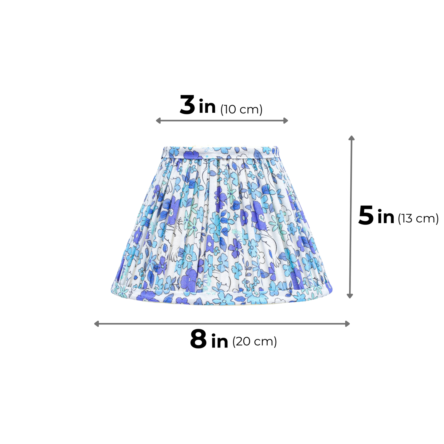 20cm empire premium softback lampshade in cotton by Lampenschirm India, house of lampshades