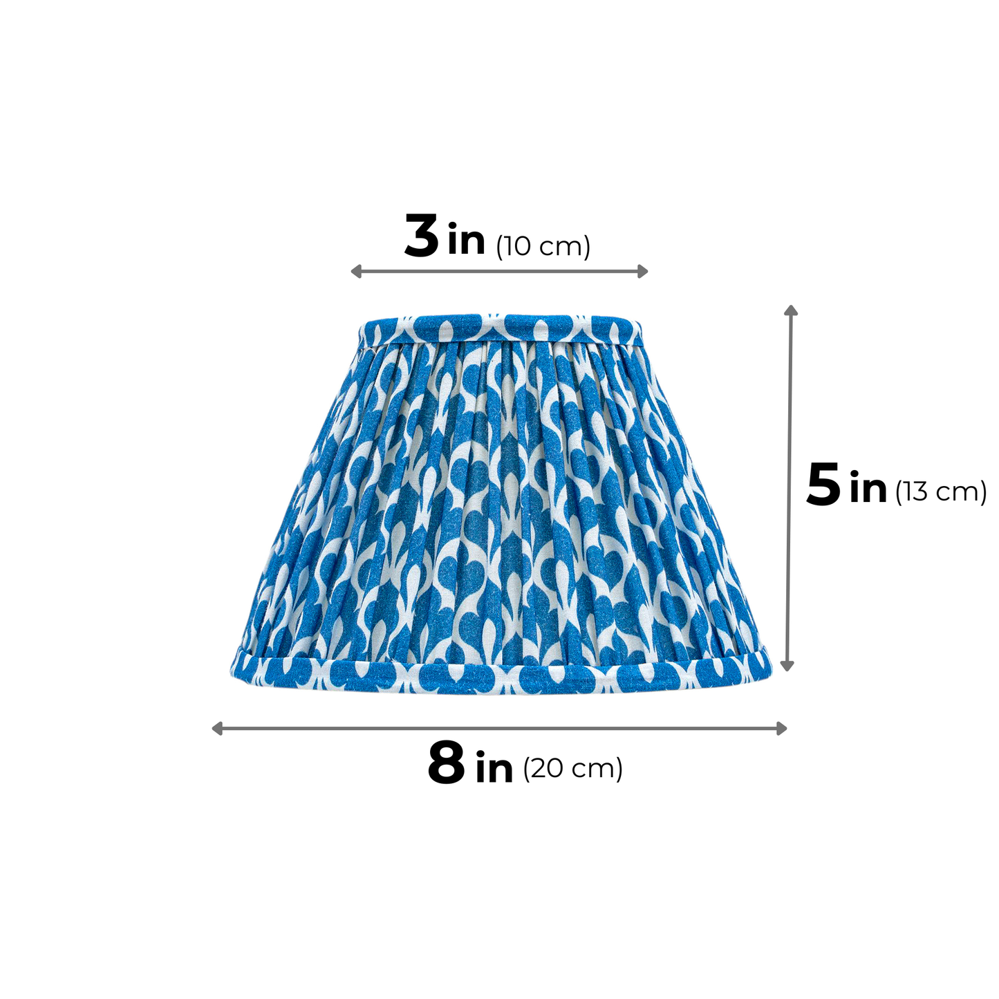 20cm empire premium softback lampshade in cotton by Lampenschirm India, house of lampshades