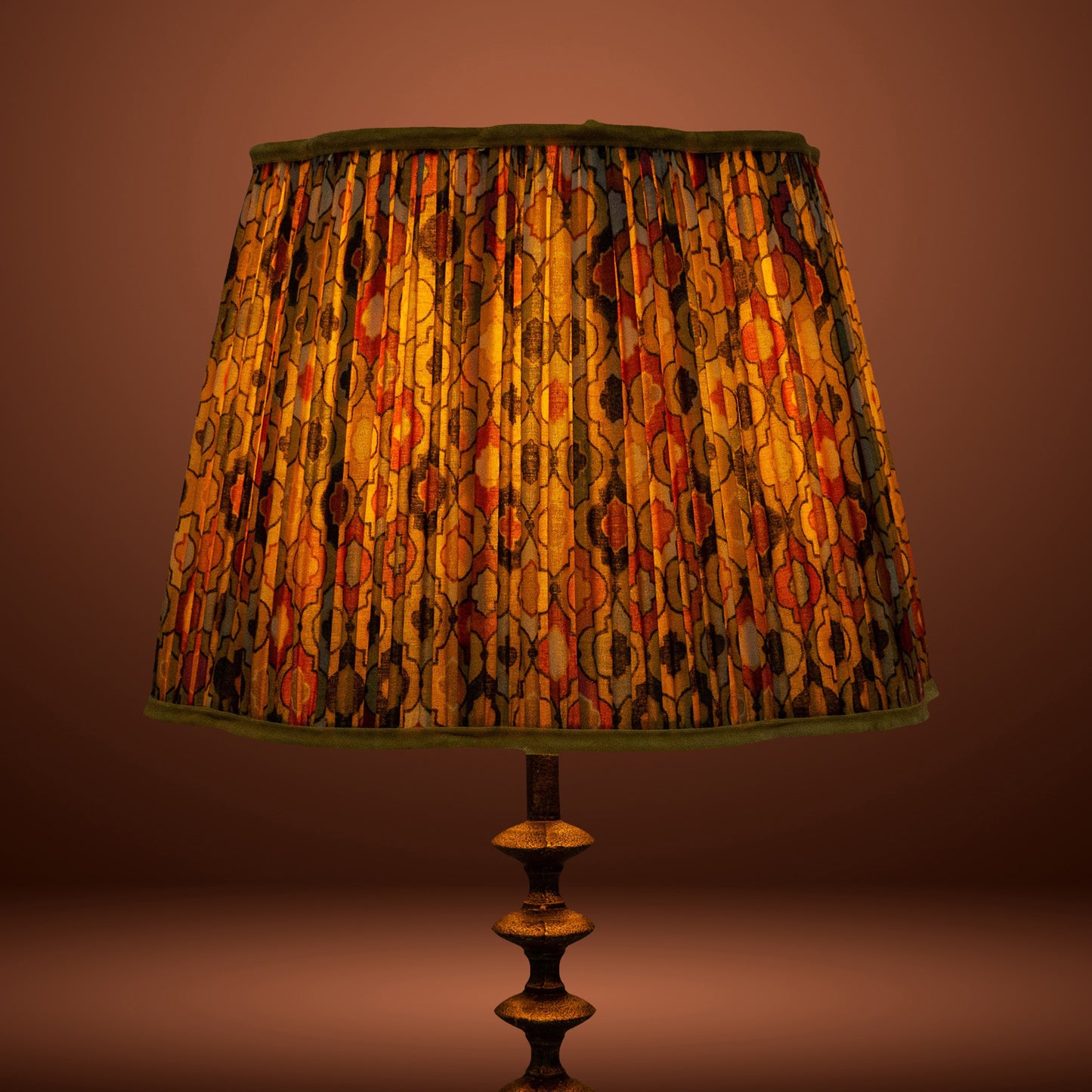 40cm straight empire premium softback lamp shade in cotton by Lampenschirm India, house of lampshades