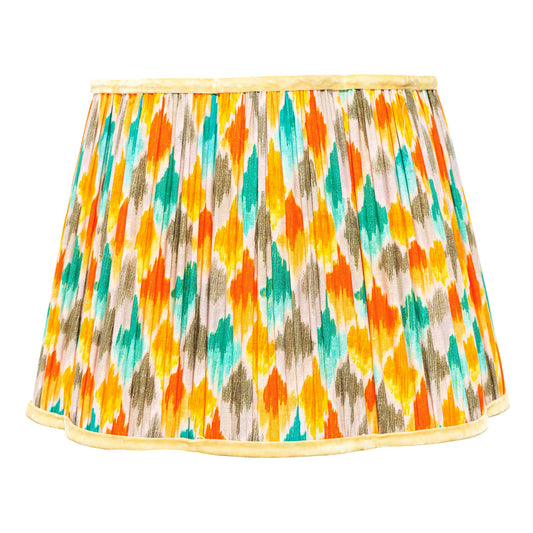 40cm straight empire premium softback lampshade in cotton by Lampenschirm India, house of lampshades. Multi Cotton Lamp Shades