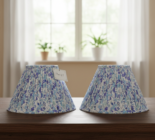 Set of 2 - 12 inch / 30 cm empire premium softback lampshade in cotton