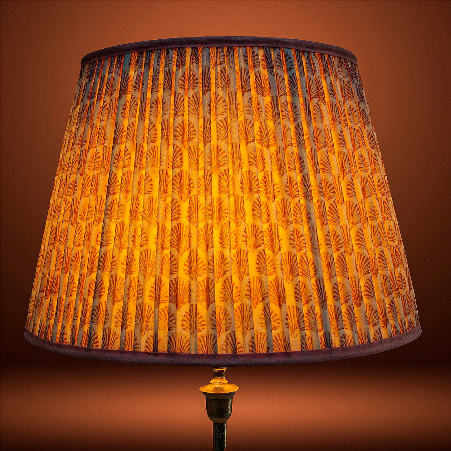 40cm straight empire premium softback lamp shade in cotton by Lampenschirm India, house of lampshades