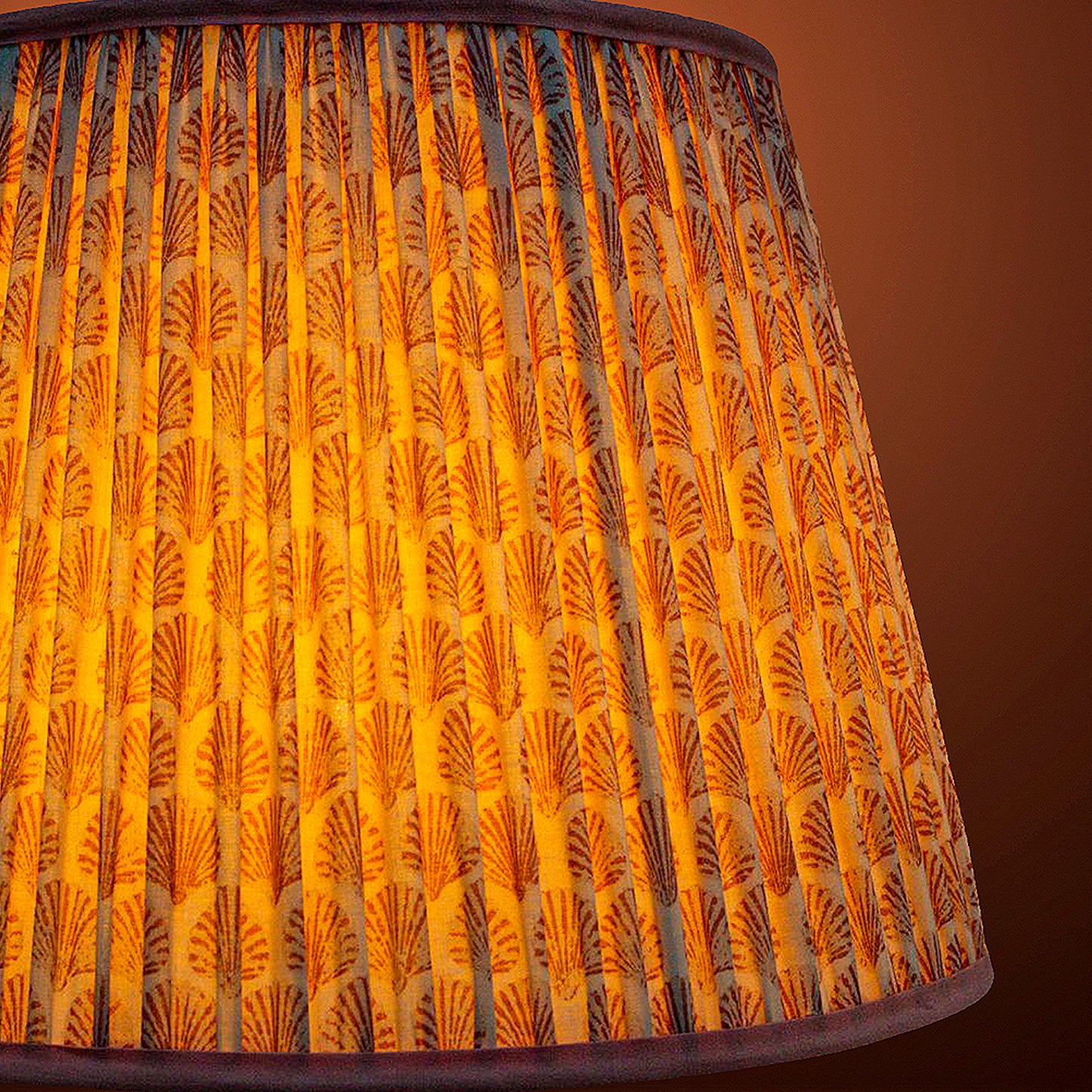 40cm straight empire premium softback lamp shade in cotton by Lampenschirm India, house of lampshades