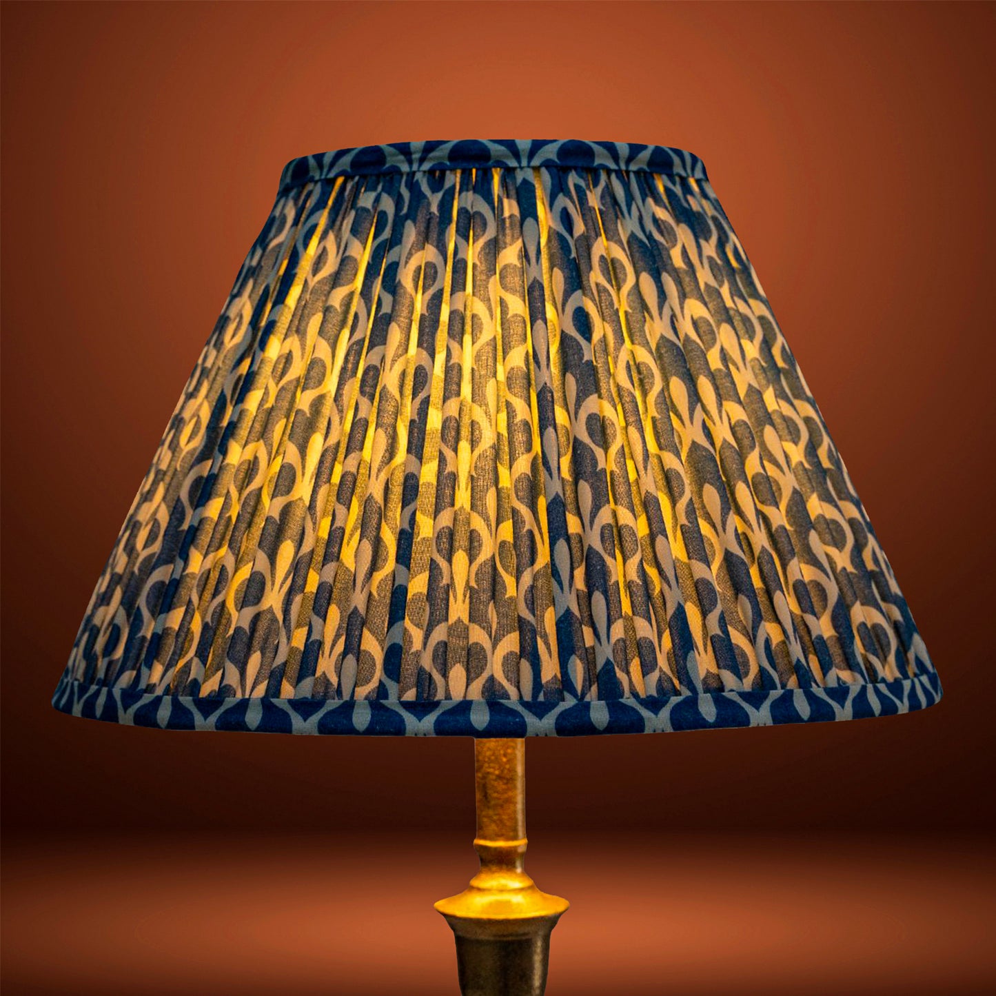 30cm empire premium softback lamp shade in cotton by Lampenschirm India, house of lampshades