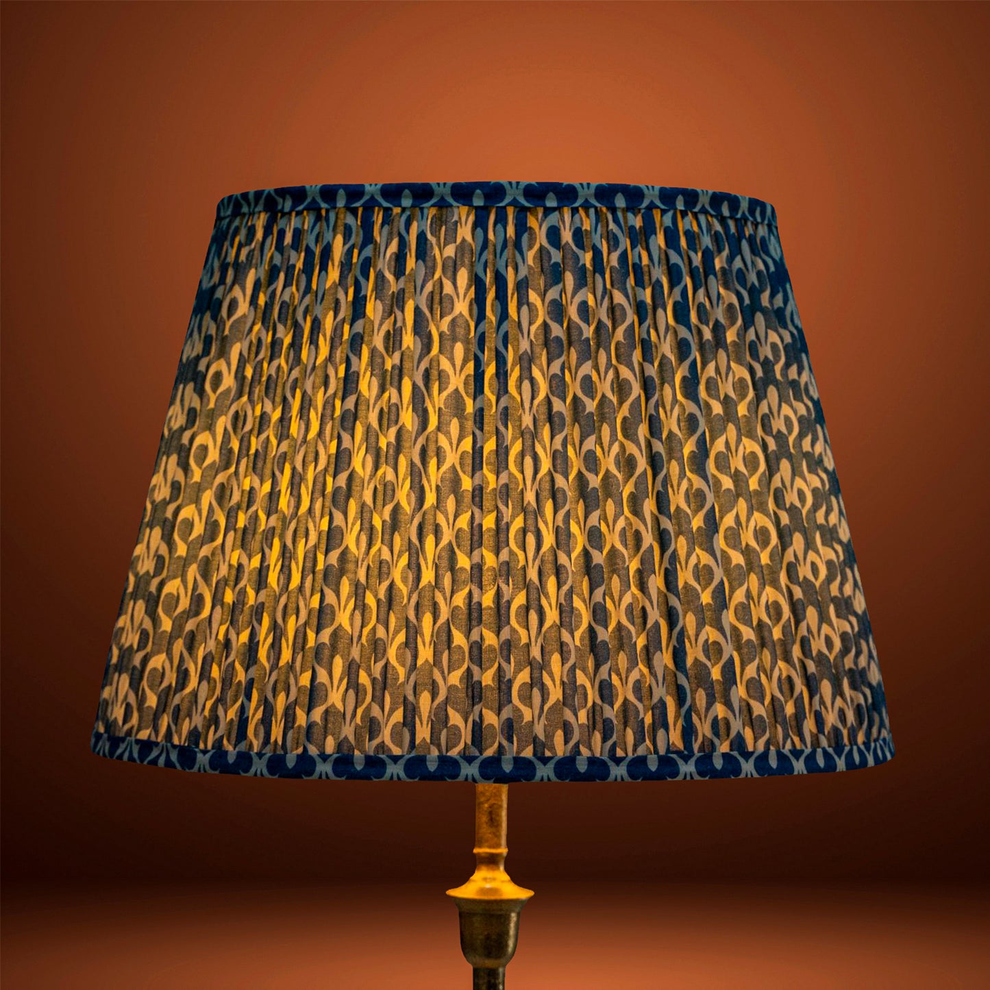 40cm straight empire premium softback lamp shade in cotton by Lampenschirm India, house of lampshades