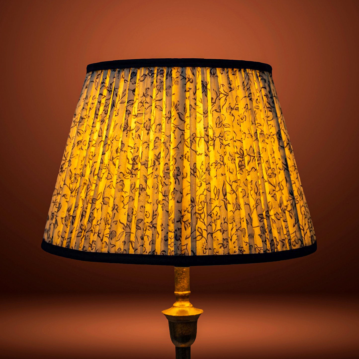 40cm straight empire premium softback lamp shade in cotton by Lampenschirm India, house of lampshades