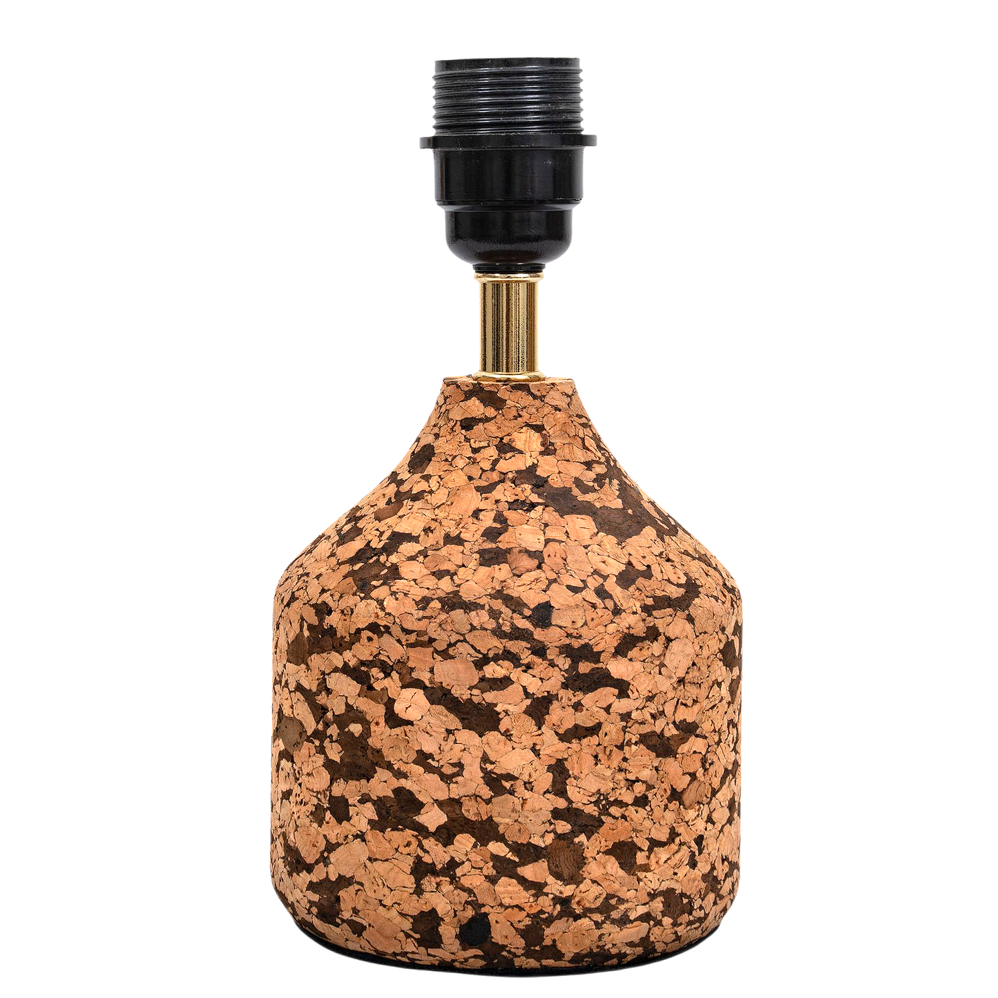 Arc Table Lamp in Handcrafted Natural Cork with Lampshade