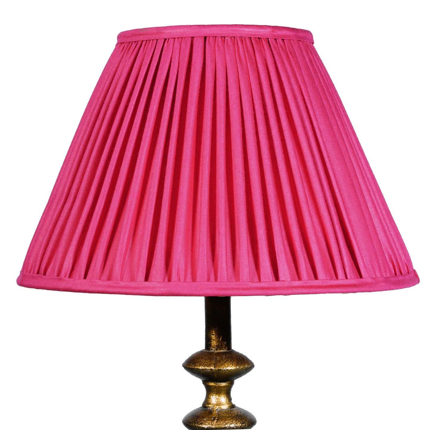 30cm empire premium softback lampshade in red silk by Lampenschirm India, house of lampshades