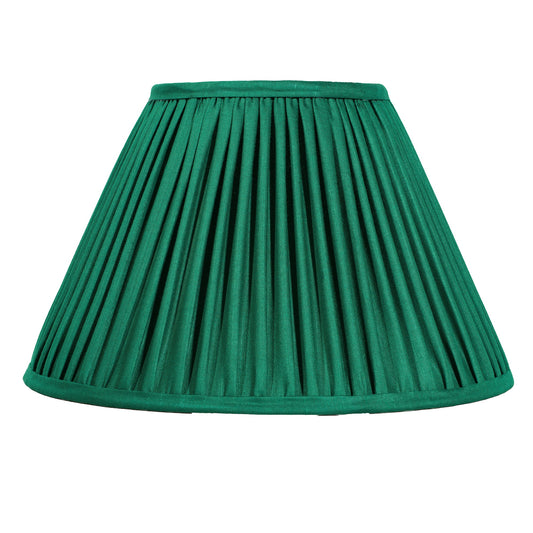 30cm empire premium softback lampshade in silk by Lampenschirm India, house of lampshades. Green Silk Lamp Shades