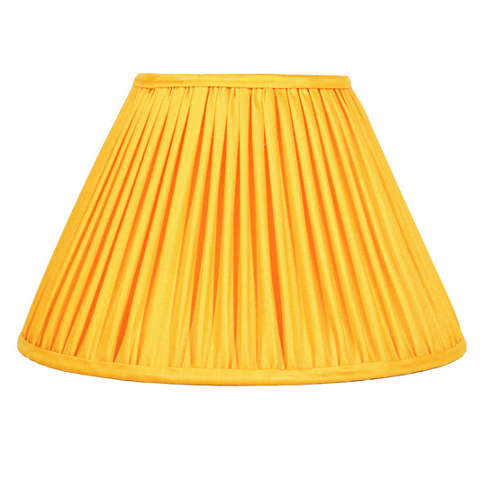 30cm empire premium softback lampshade in silk by Lampenschirm India, house of lampshades. Yellow Silk Lamp Shades