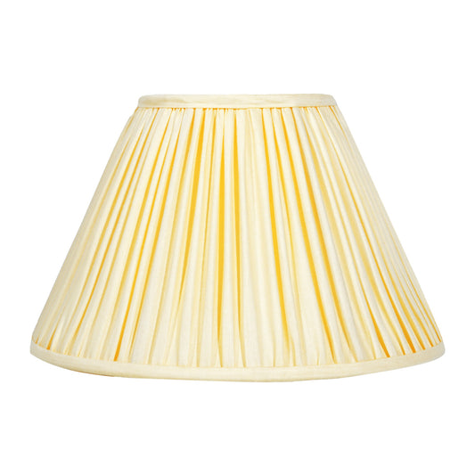 30cm empire premium softback lampshade in silk by Lampenschirm India, house of lampshades. Cream Silk Lamp Shades