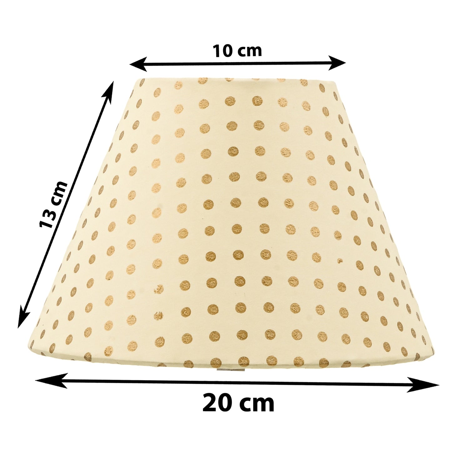 20cm empire premium hardback lampshade in block printed paper by Lampenschirm India