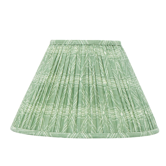 30cm empire premium softback lampshade in cotton by Lampenschirm India, house of lampshades. Green Cotton Lamp Shades