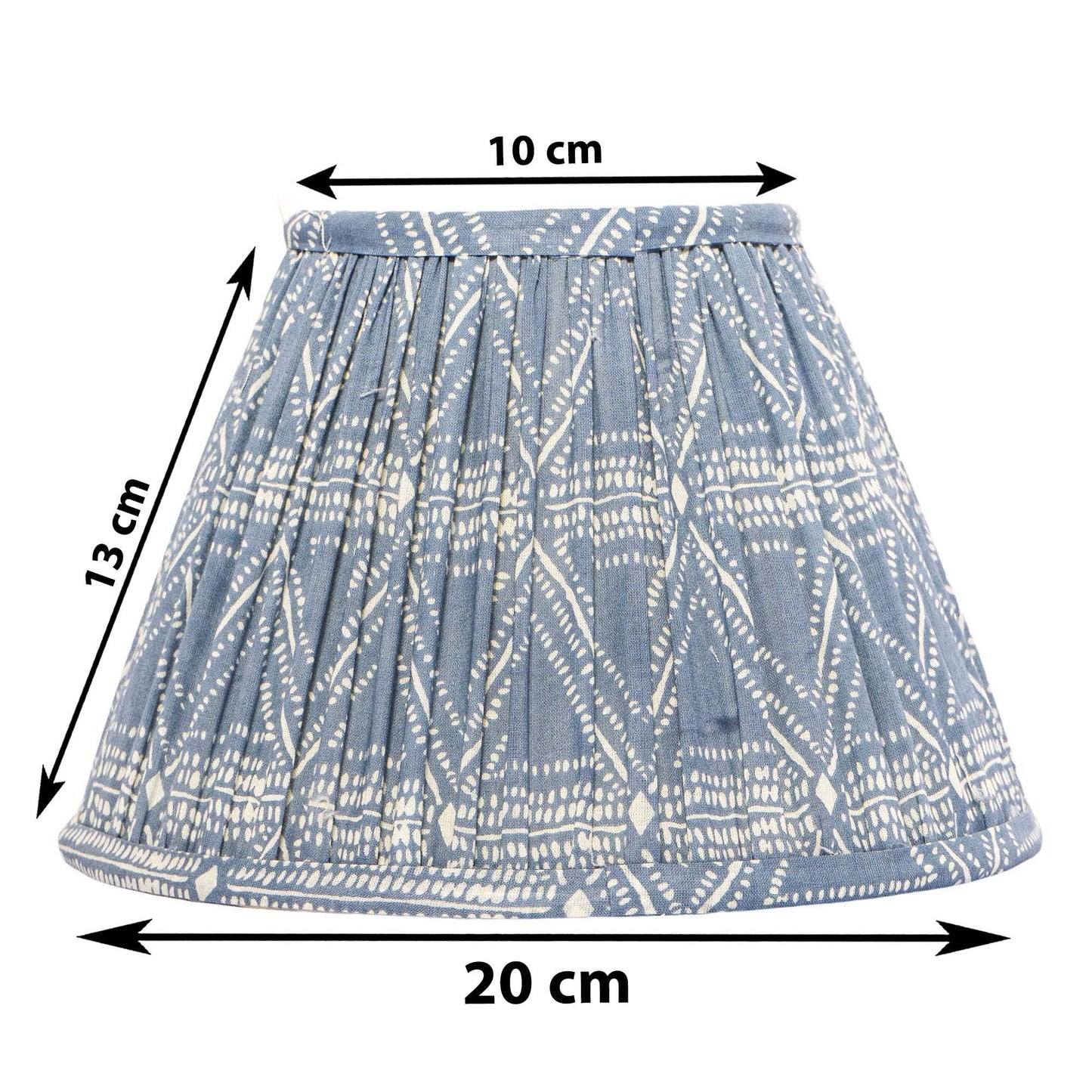 20cm empire premium softback lampshade in cotton by Lampenschirm India, house of lampshades