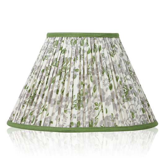 30cm empire premium softback lampshade in cotton by Lampenschirm India, house of lampshades. Green Lamp Shades