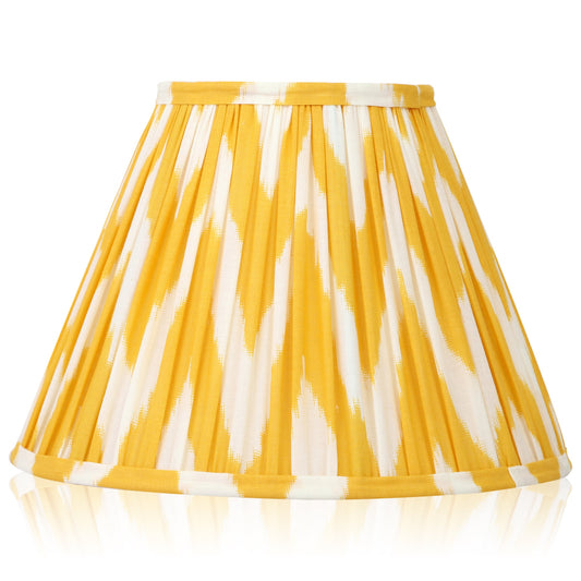 20cm empire premium softback lampshade in cotton by Lampenschirm India, house of lampshades. Yellow Lamp Shades
