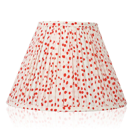 20cm empire premium softback lampshade in Orange Cotton by Lampenschirm India, house of lampshades. Orange Cotton Lamp Shades