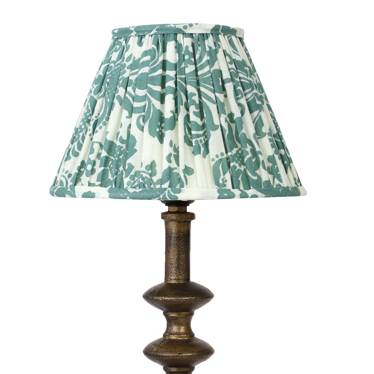 20cm empire premium softback lampshade in regal fern by Lampenschirm India, house of lampshades.